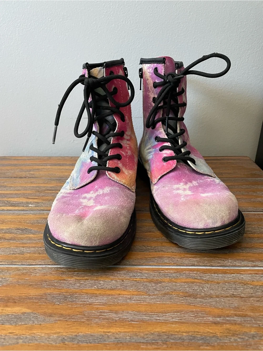Dr. Martens 1460 Pascal Boots Tie-Dye Suede - sz 5 / EU 37